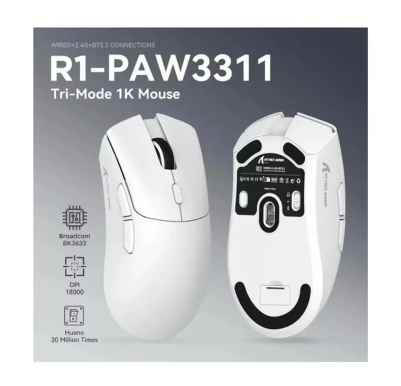 Mouse r1 attack shark  - Foto 3