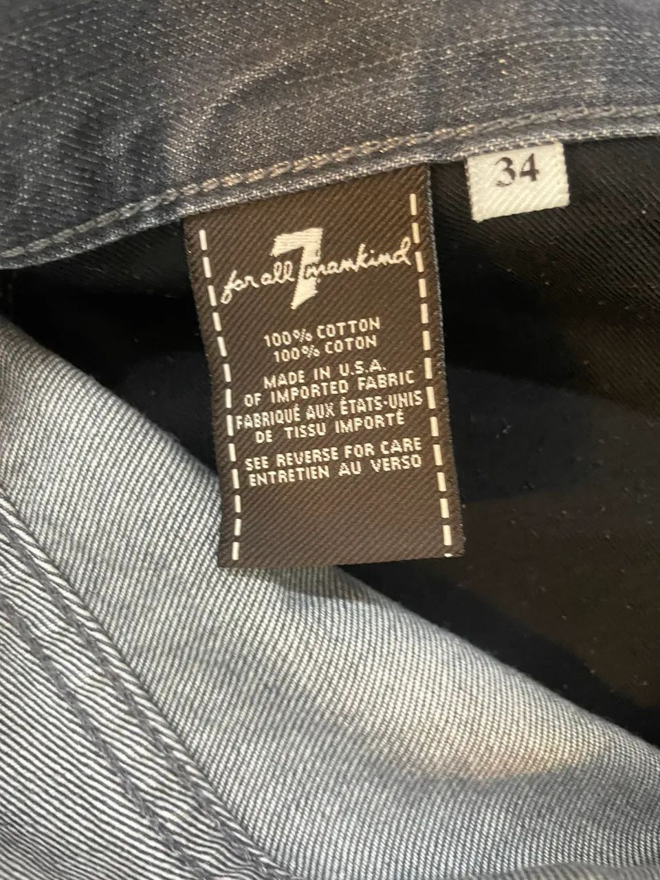 CALÇA JEANS 7 FOR ALL MANKING - Foto 5