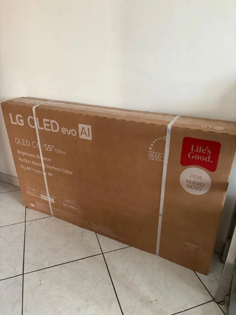 Smart TV LG OLED evo AI 4K C6 55 polegadas 2026