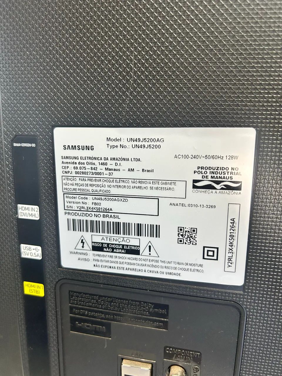 TV Samsung 49 polegadas com tela Estragada - Foto 3