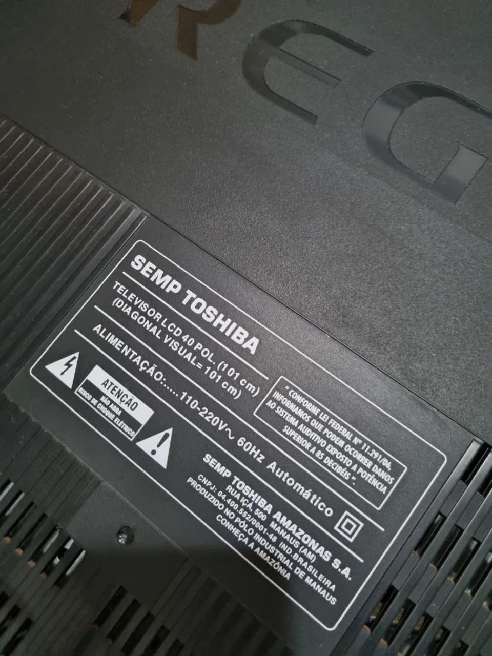 TV Televisão 40 polegadas HD 720p SempToshiba - Foto 3