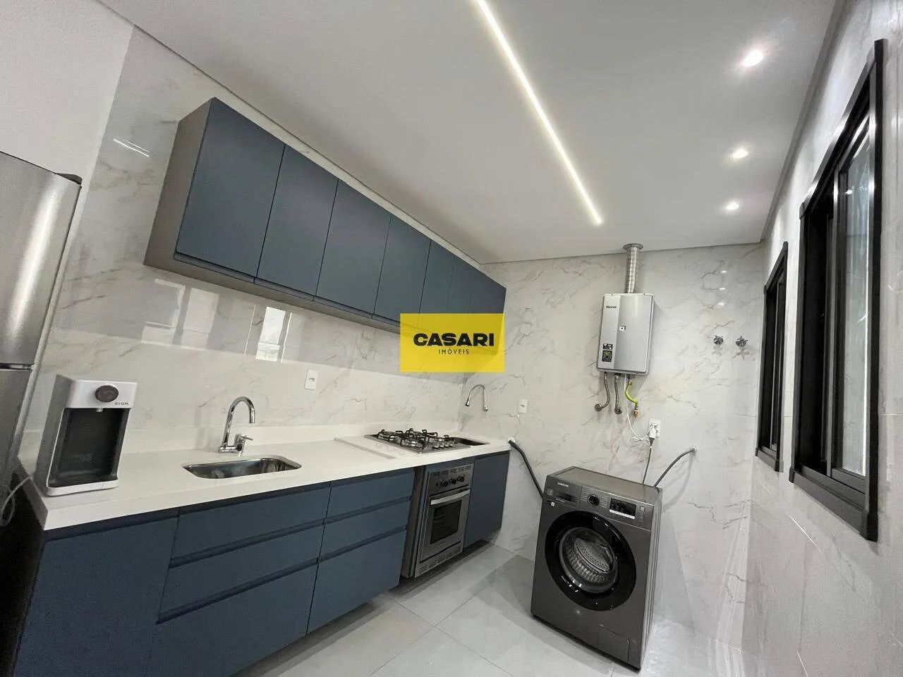 Apartamento impecável com 2 quartos ,suíte e closet  Jardim, Santo André, 47 m²