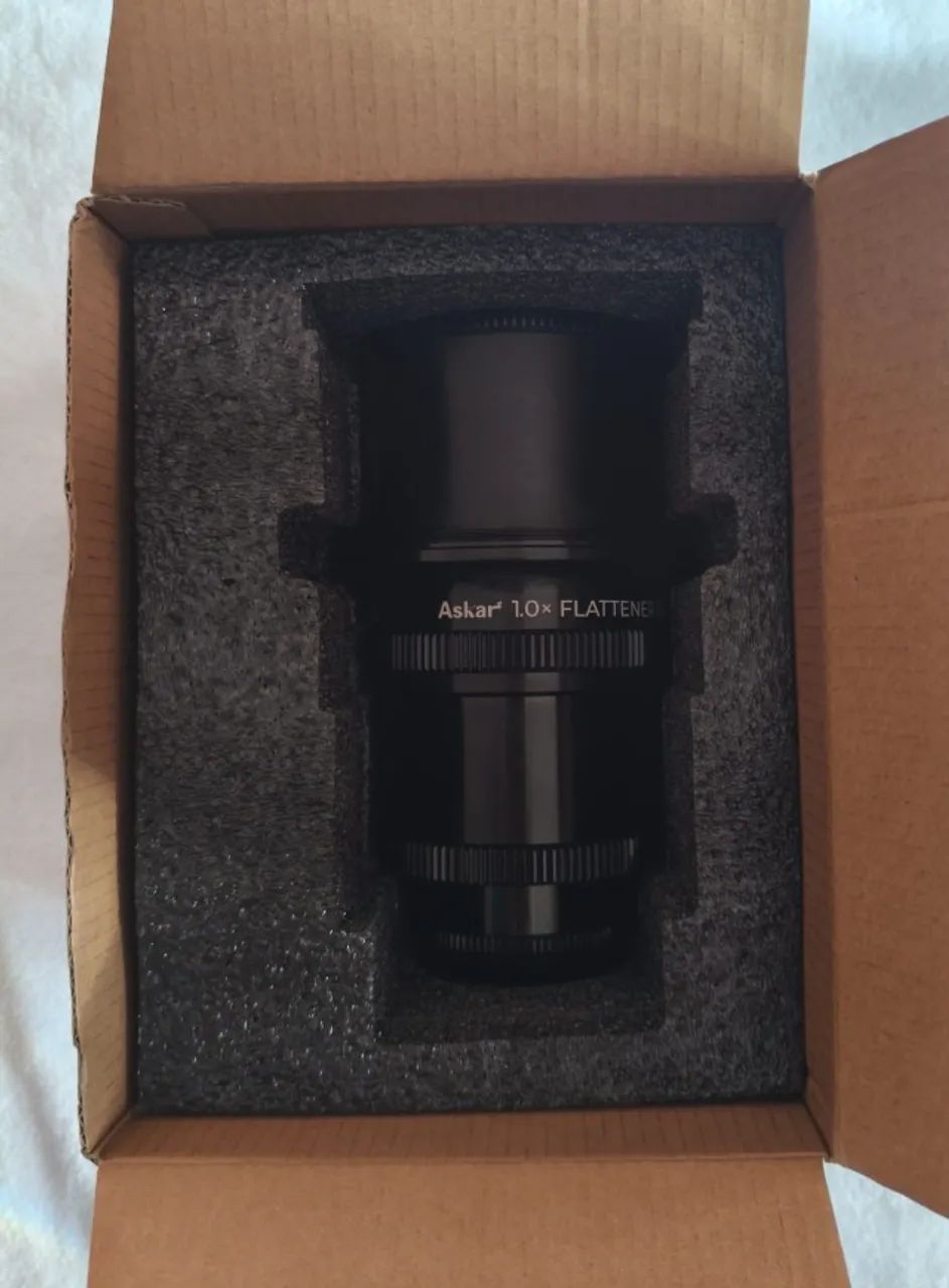 Aplanador de campo para telescópio refrator Askar 185APO