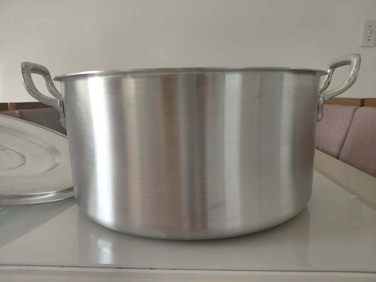 Panela de alumínio, tipo industrial  - Foto 2
