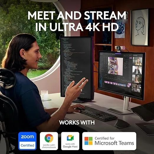 Webcam Ultra HD 4K Logitech MX Brio Logitech - Foto 3