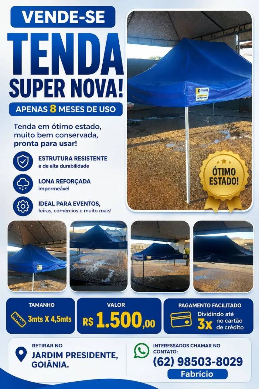 Vende-se Tenda