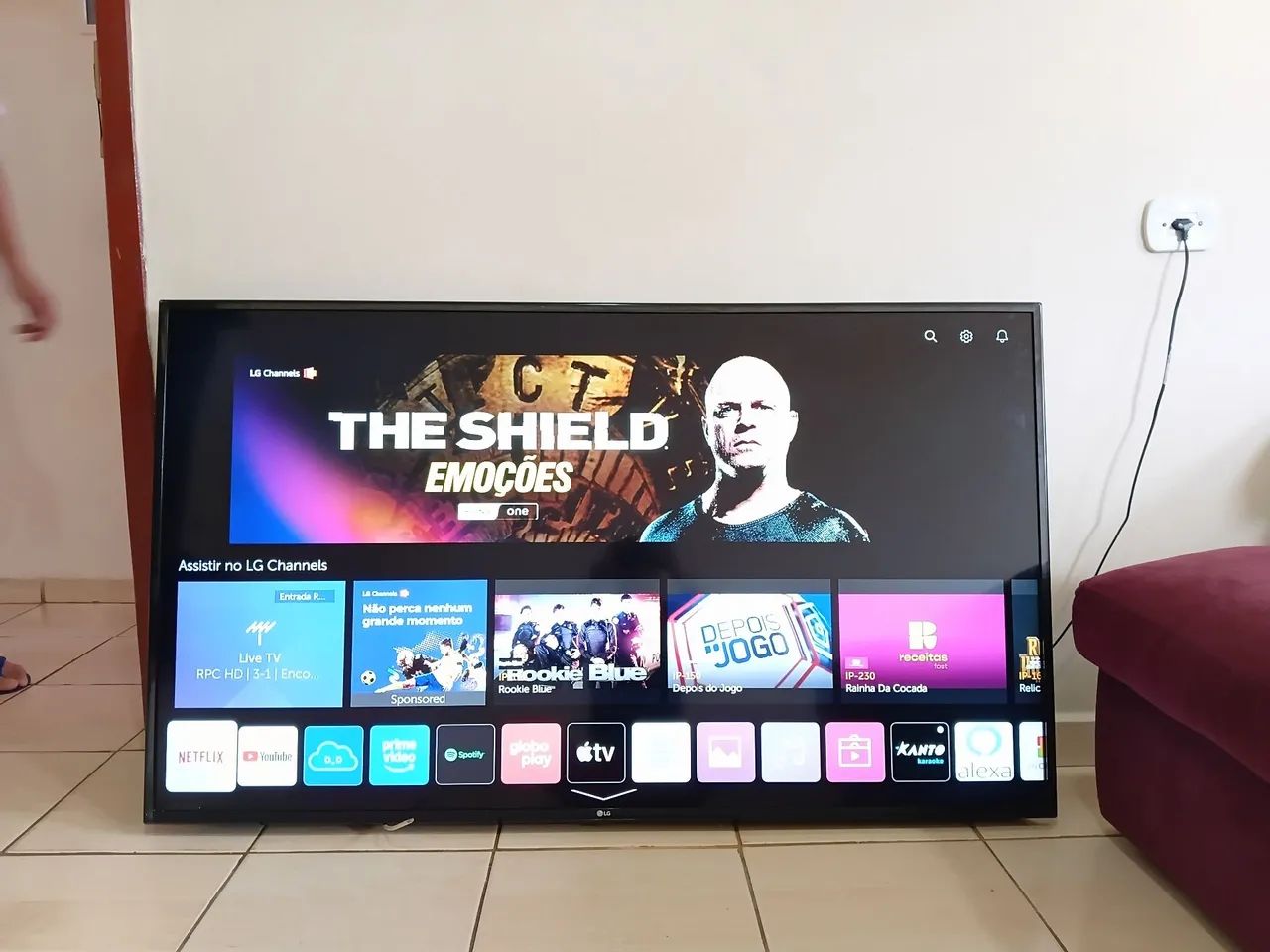 Smart tv LG 60 polegadas 4k tv funcionando perfeitamente 