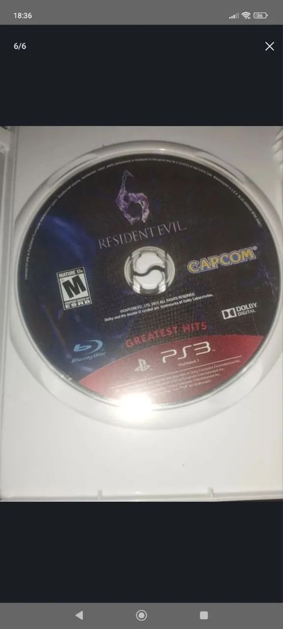 Jogo de playstation3 no cd original 