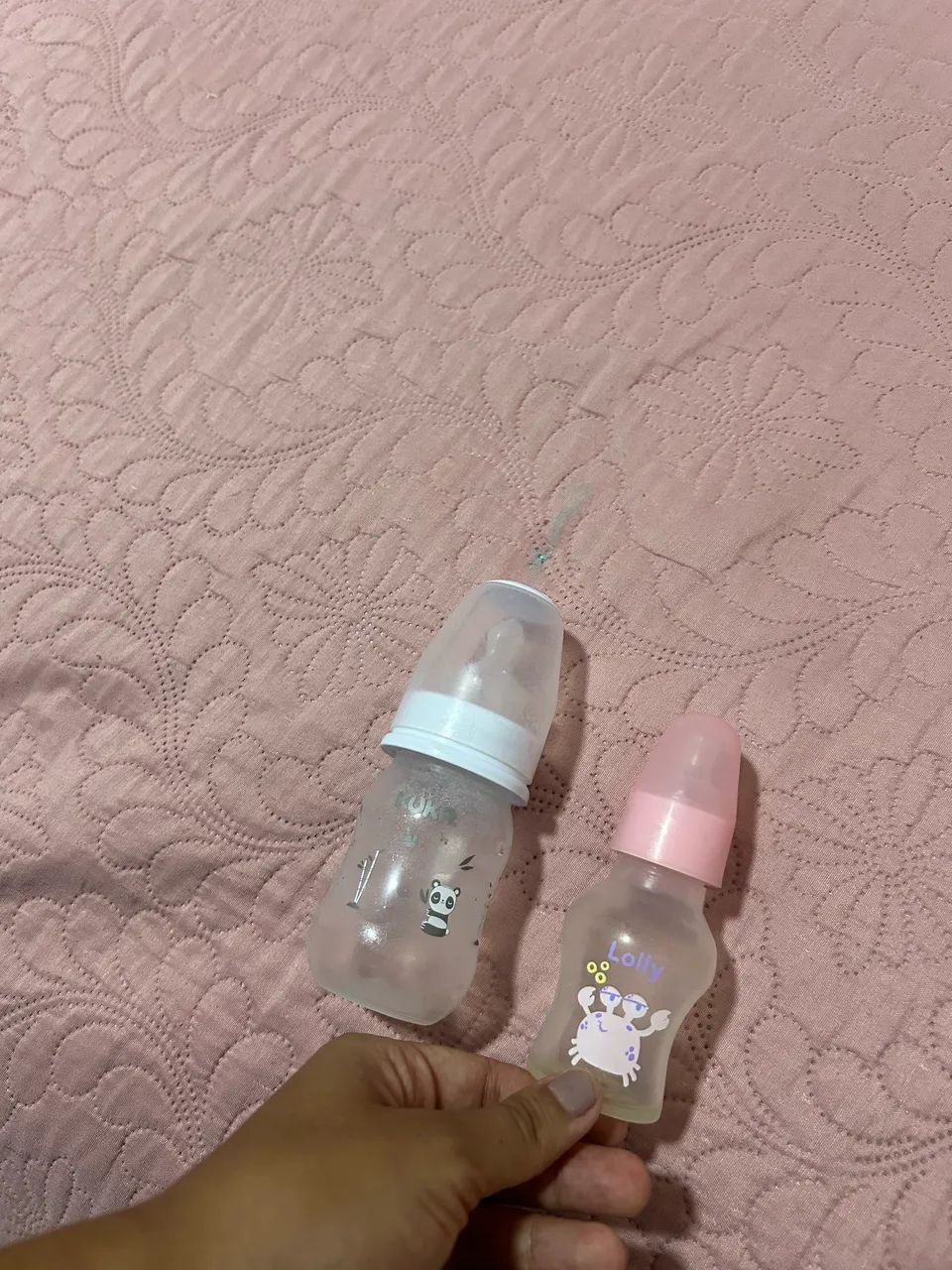 Mamadeira e chupetas com prendedor 