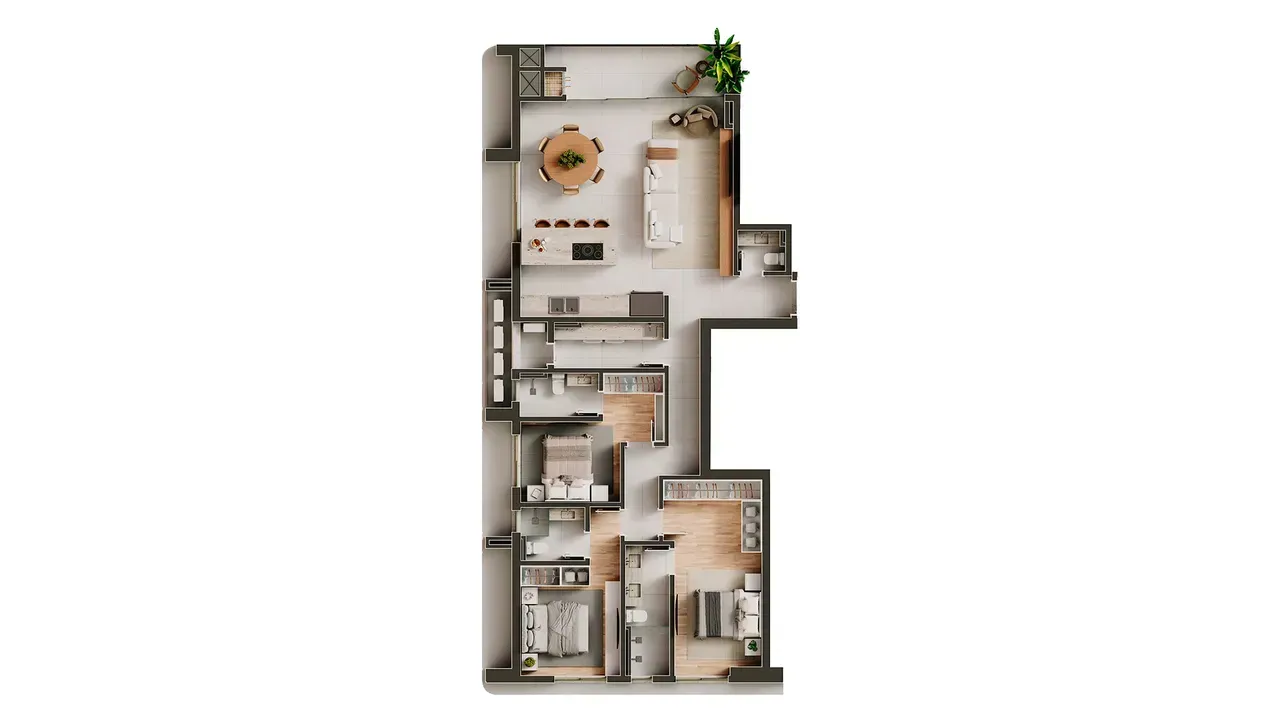 PLANTA 132m²
