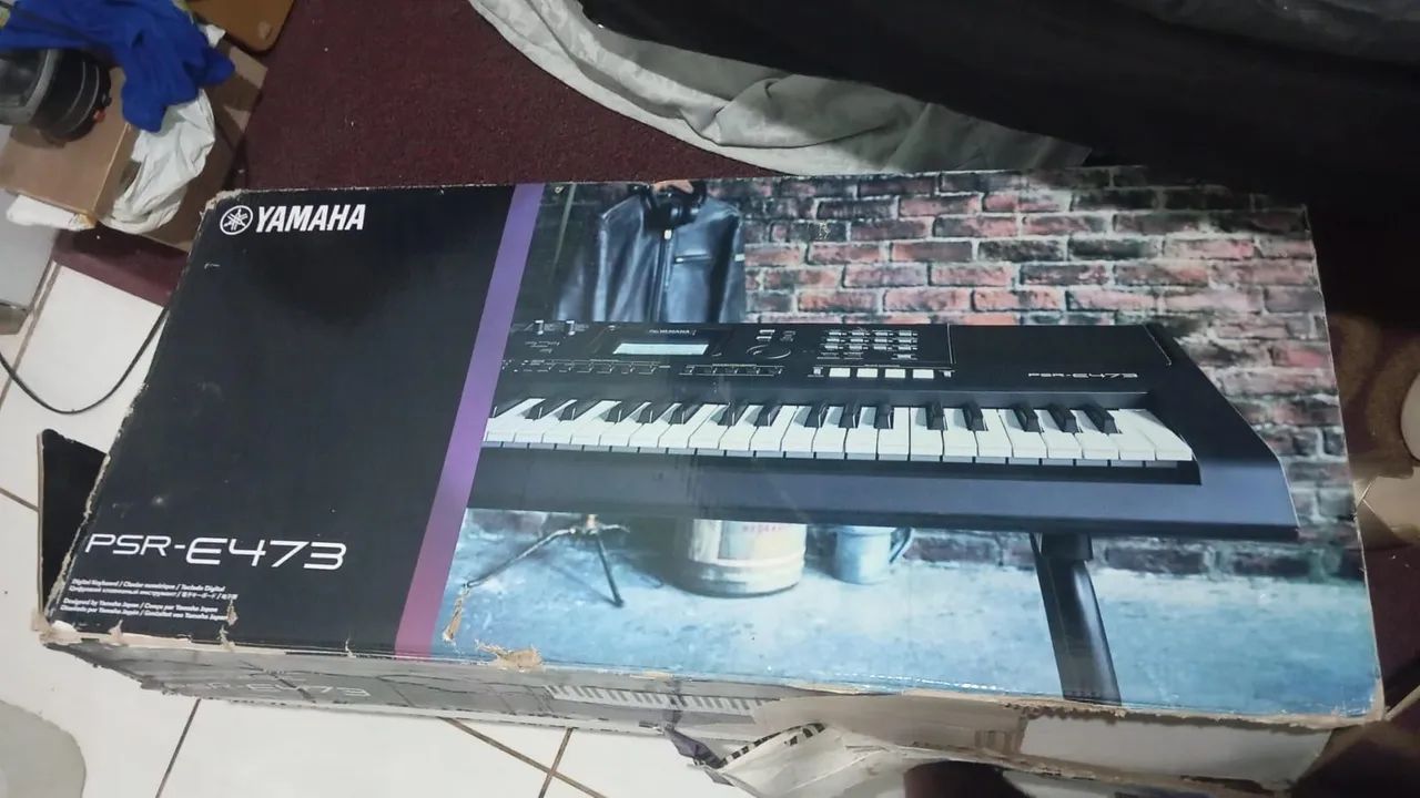 Excelente teclado PSR E 473 já sampleado com USB  - Foto 5