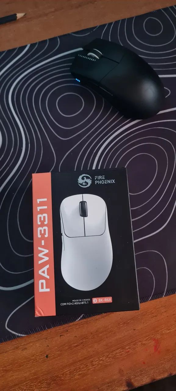 Mouse gamer fire phoenix bk r6x branco