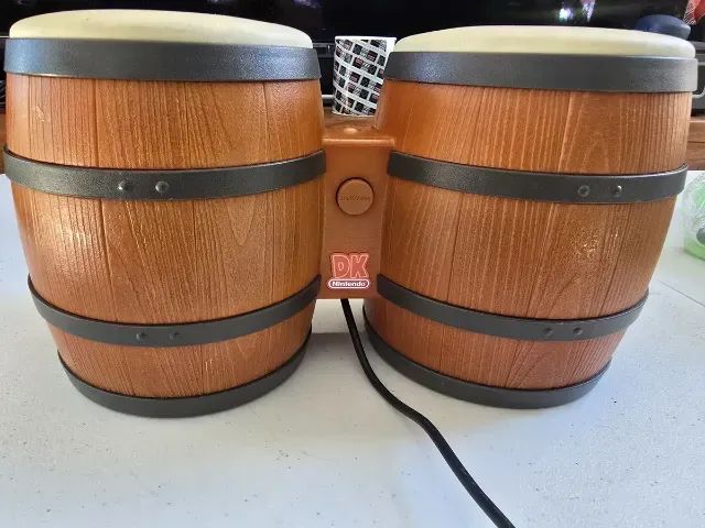 Controle Bongô Donkey Konga Original Nintendo Gamecube
