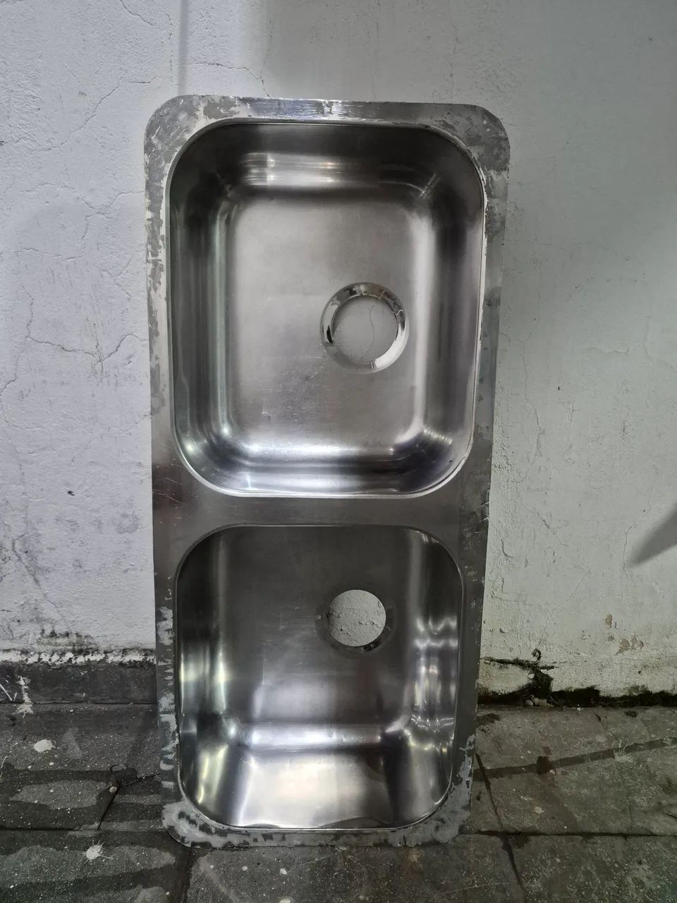 Cuba inox com válvula 