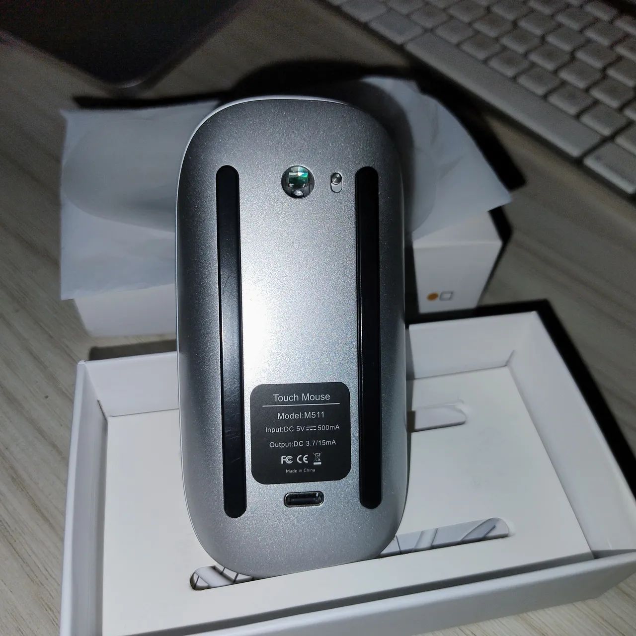 Touch Mouse Sem Fio Bluetooth Na Caixa | Estilo Apple Magic Mouse - Foto 5