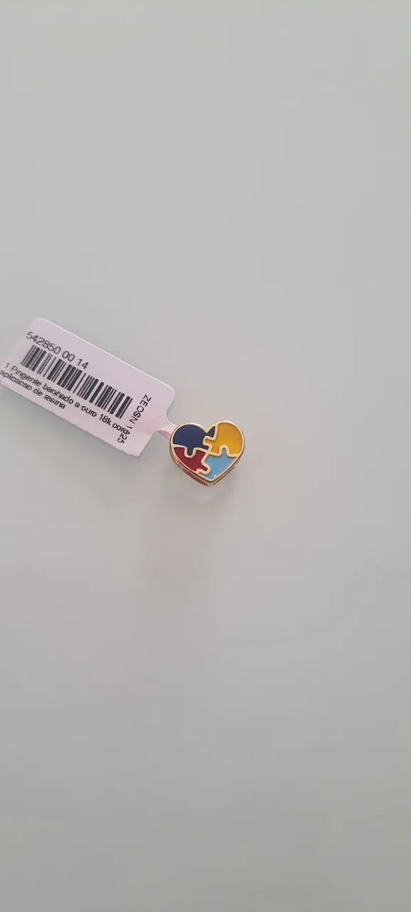 Pingente Rommanel símbolo do autismo - Foto 3