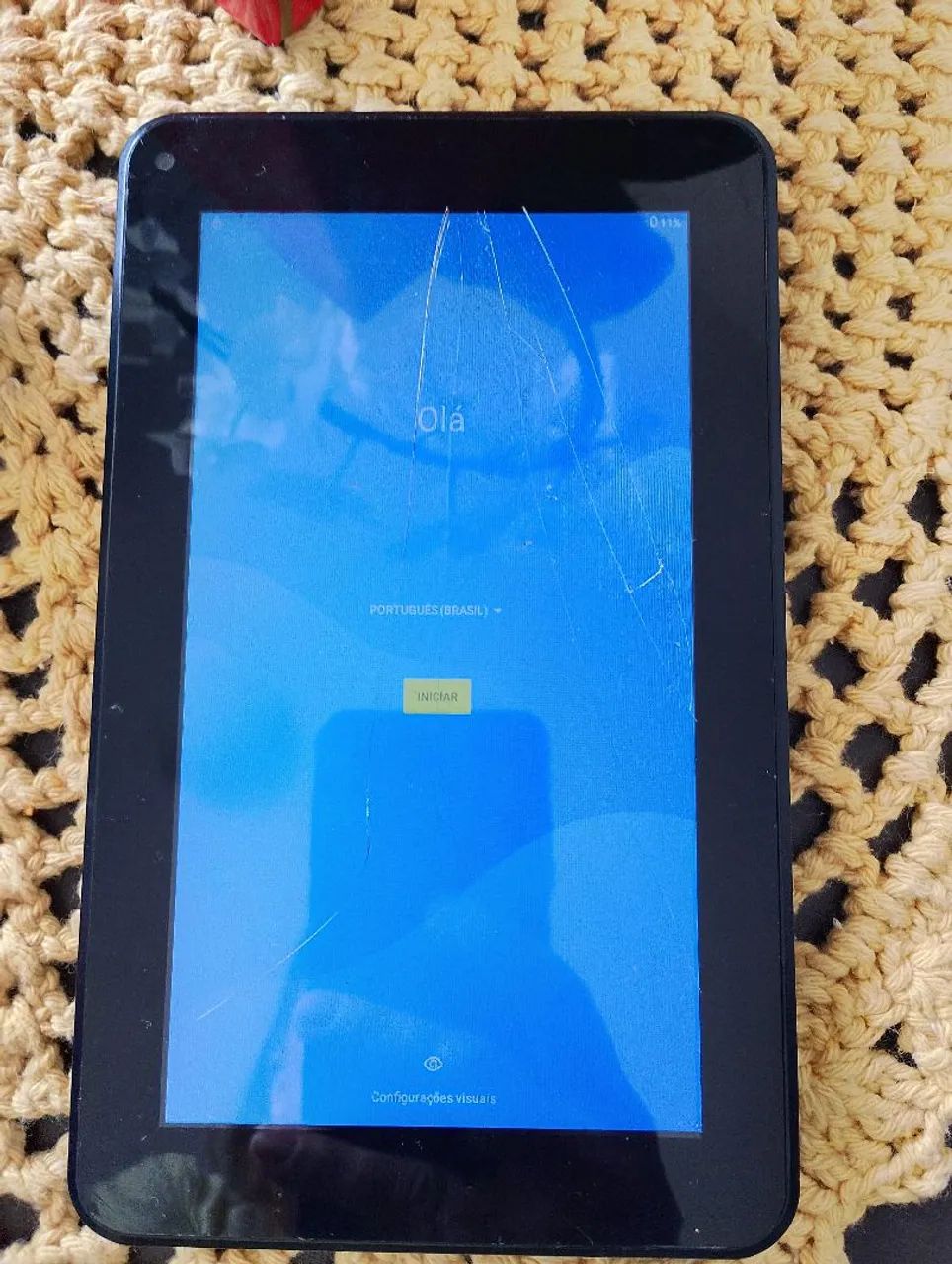Tablet para trocar tela