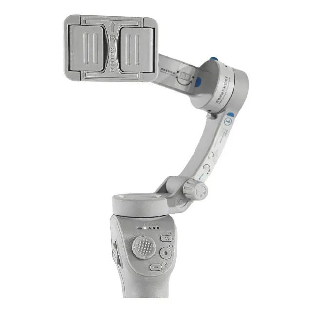 Estabilizador Gimbal 3 Eixos Para Celular Alta Precisão Cinza - Foto 5