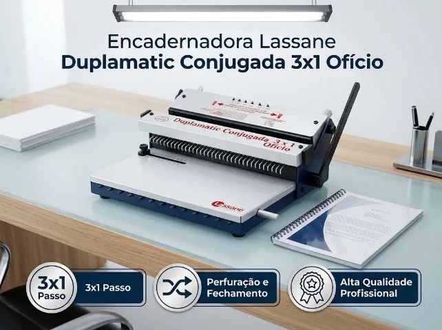 Encadernadora Wire-o 3X1 Lassane