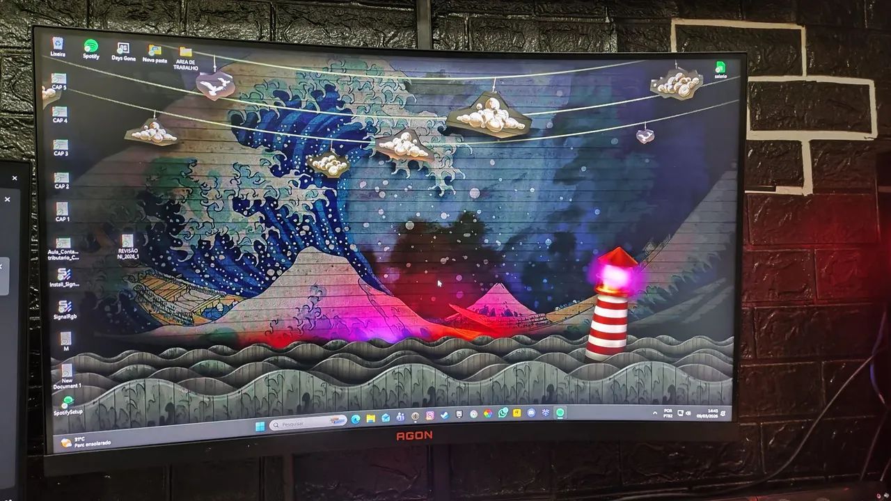 Monitor 32" agon - Usado  - Foto 4