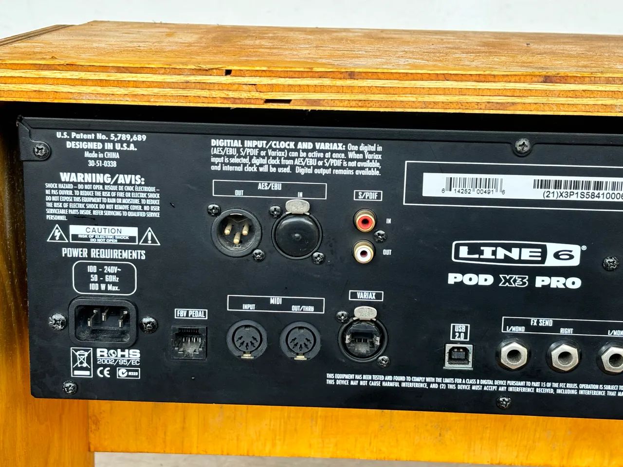 Pod X3 Pro Line 6 Rack De Efeitos + Foot - Instrumentos musicais