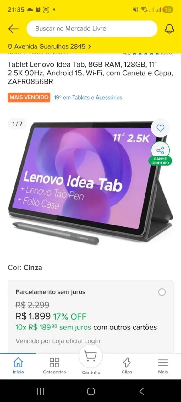Tablet novo na caixa  - Foto 3