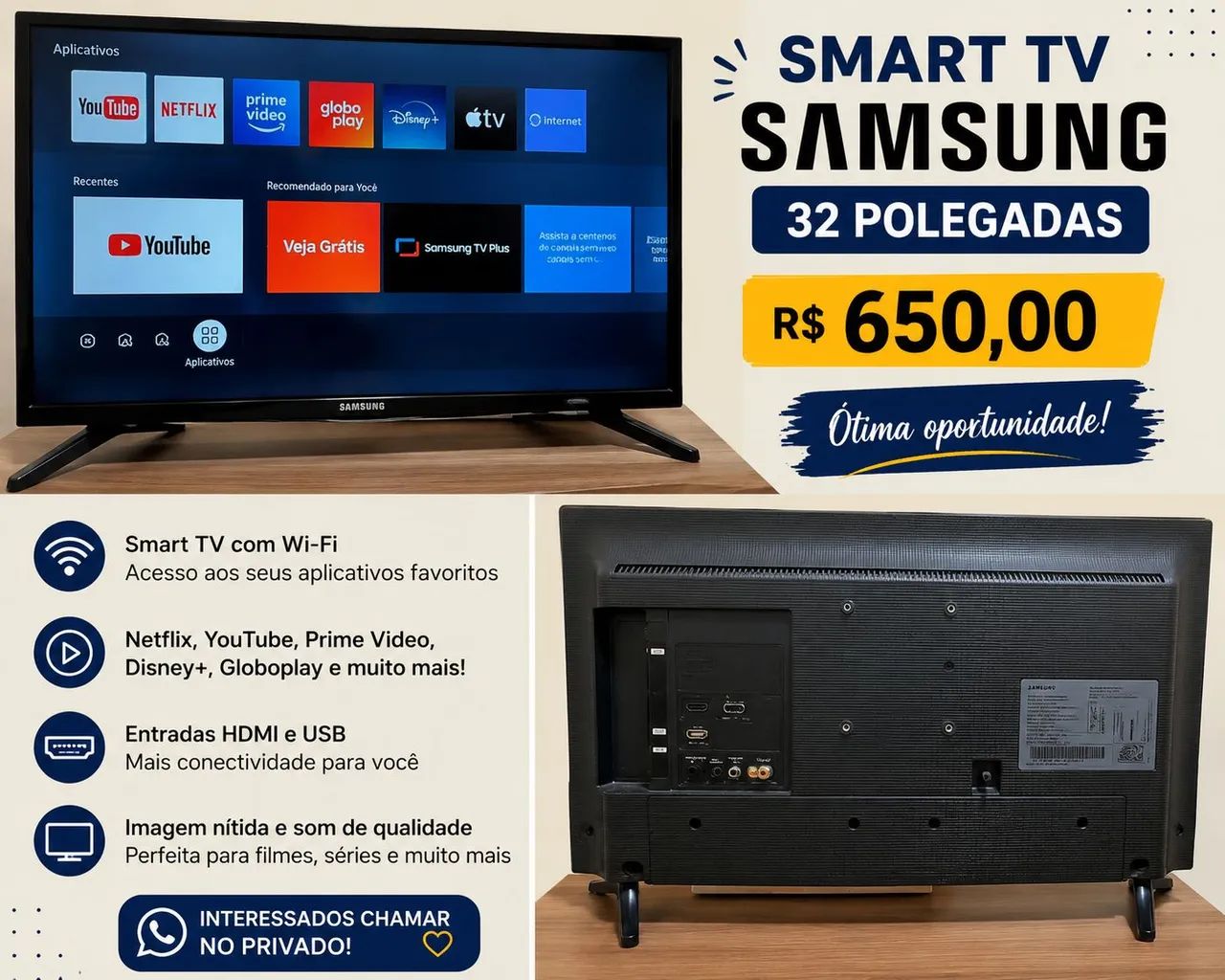 SMART TV 32' SAMSUNG