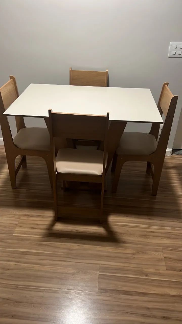 Jogo Mesa de Jantar com 4 Cadeiras  - Foto 3