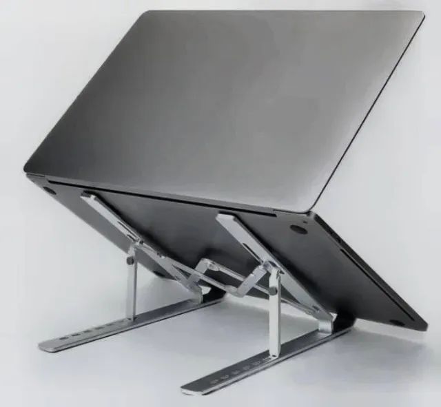 Suporte de Notebook e tablet em alumínio dobrável portátil - Foto 3