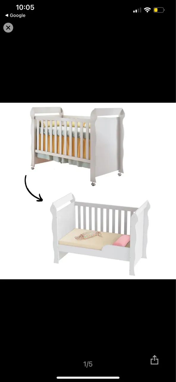 Berço Americano Evolutivo Carollina Baby - Foto 2