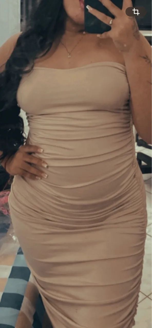 Vestido Para Festa Midi Tomara Que Caia - Foto 2