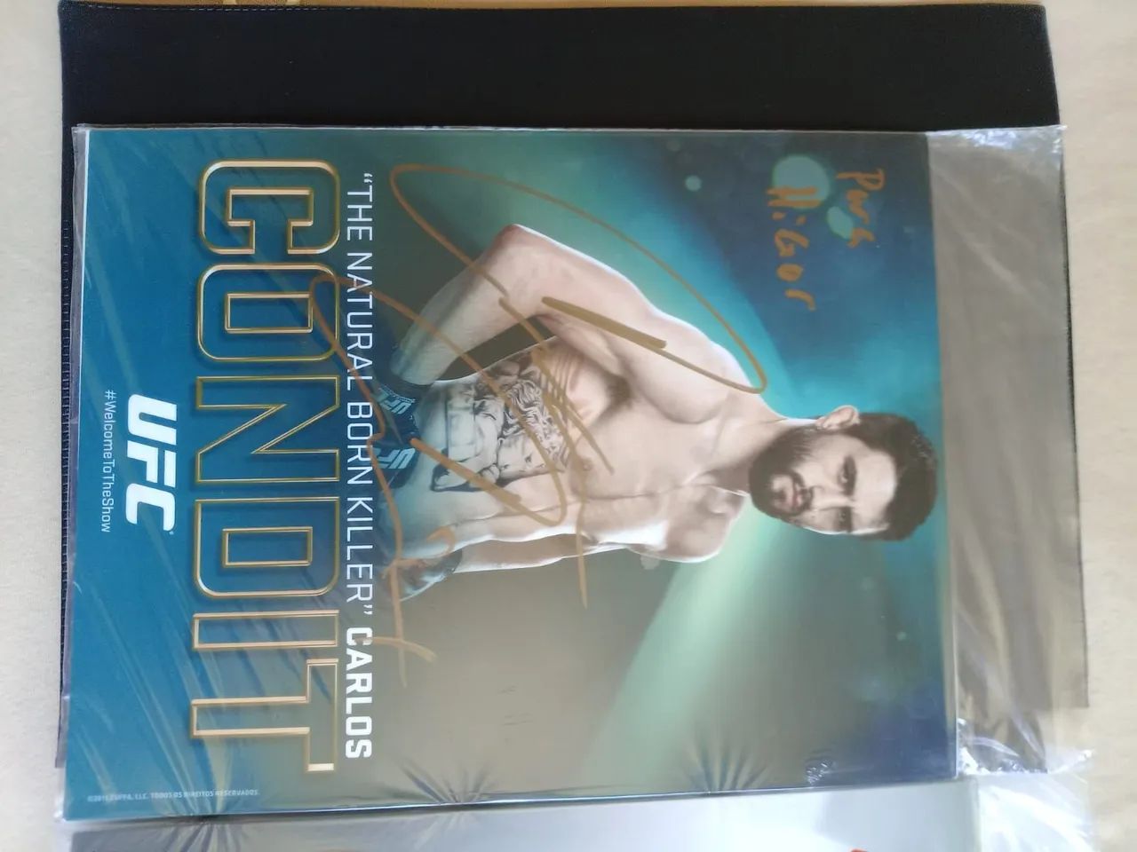Poster de Lutadores UFC Autografado - Foto 4