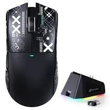 Mouse Gamer Sem Fio Attack Shark X11 Tri-Mode - Bluetooth, 2.4G e Cabo, com Base de Carreg - Foto 2