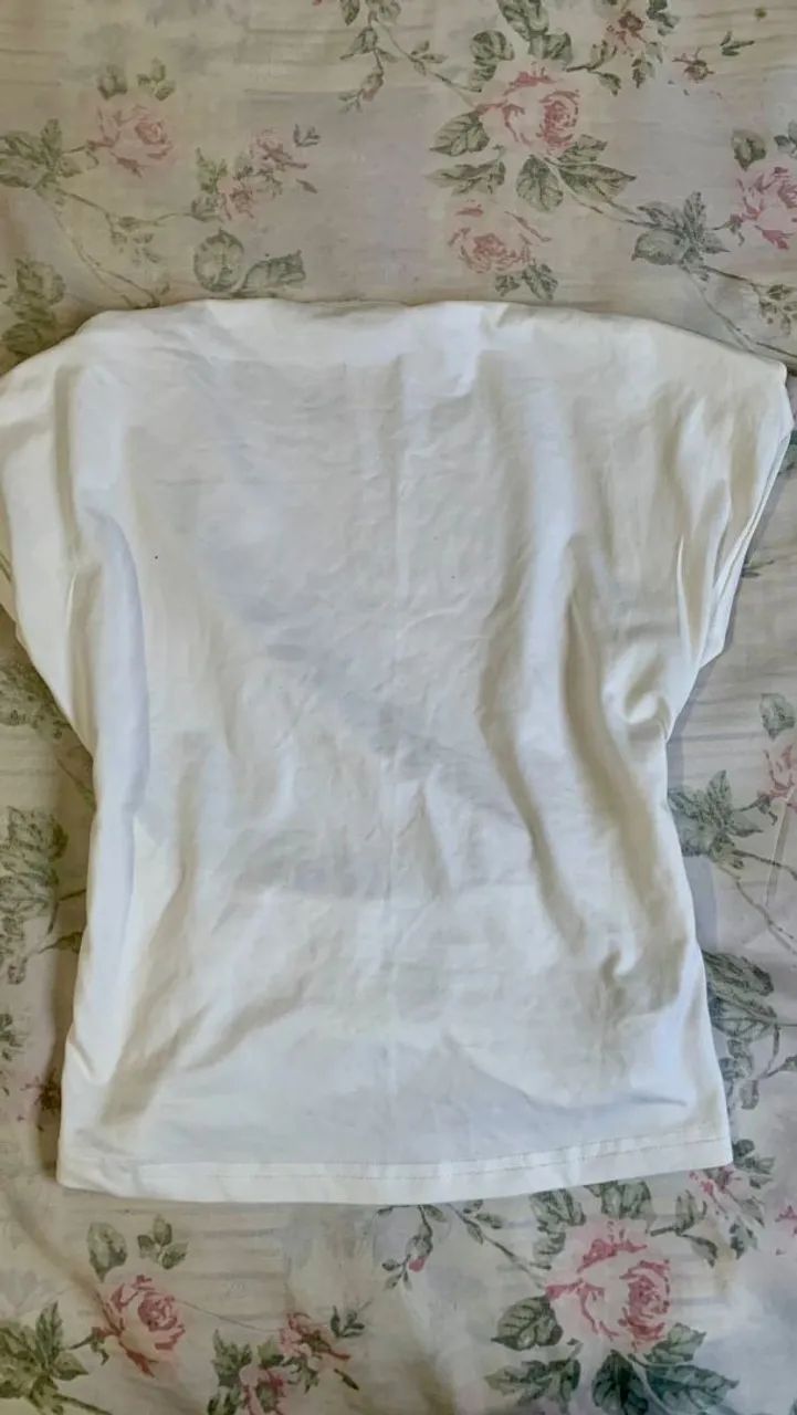 Cropped costas nuas Shein