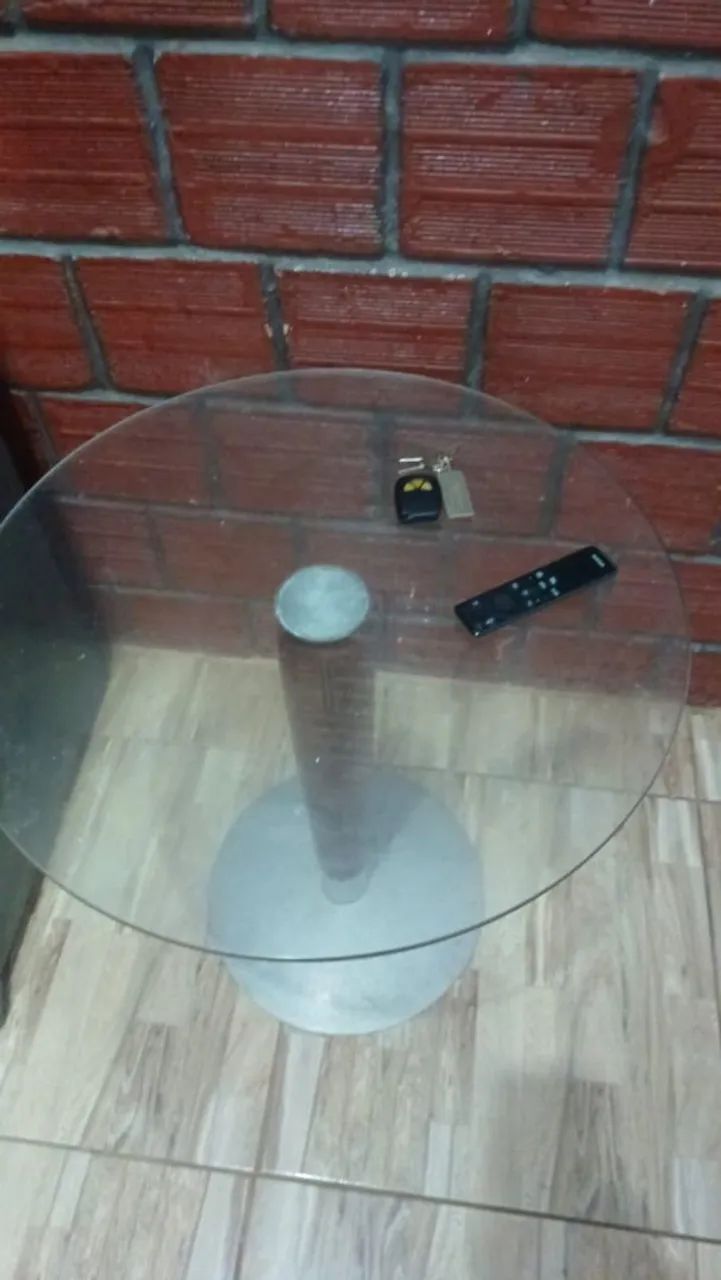 Mesa de canto de vidro - Foto 3