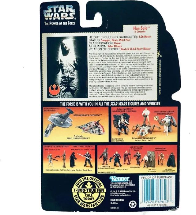 Han Solo Carbonite - Power Force - Red - Star Wars - Foto 3