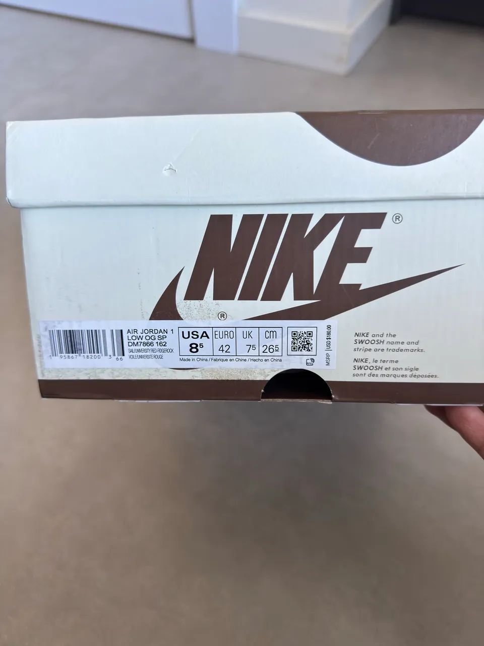 Tênis Air jordan 1 Travis scott Reverse mocha  - Foto 3