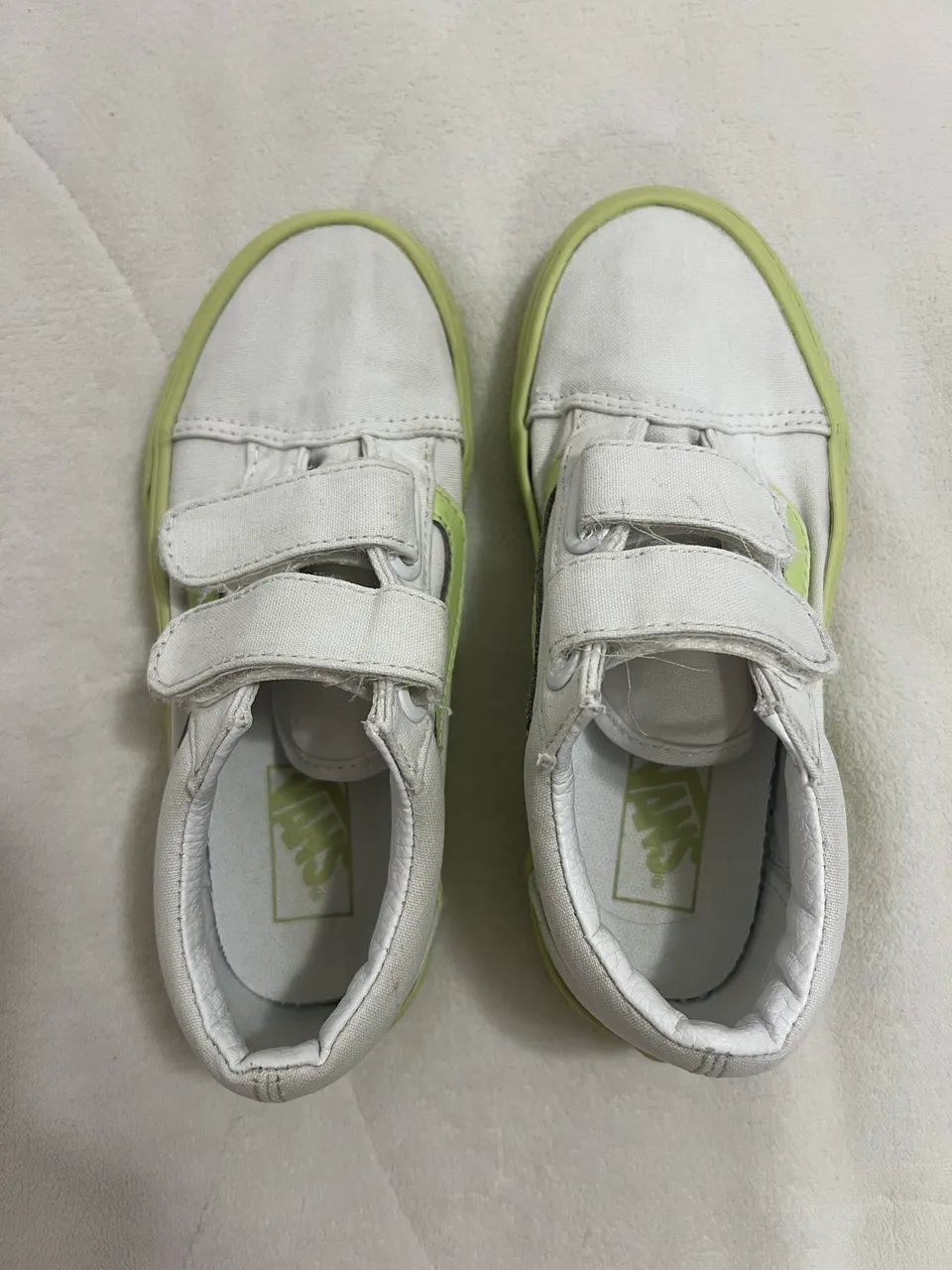 VANS Old Skool Infantil TAM 28 Branco - Foto 2