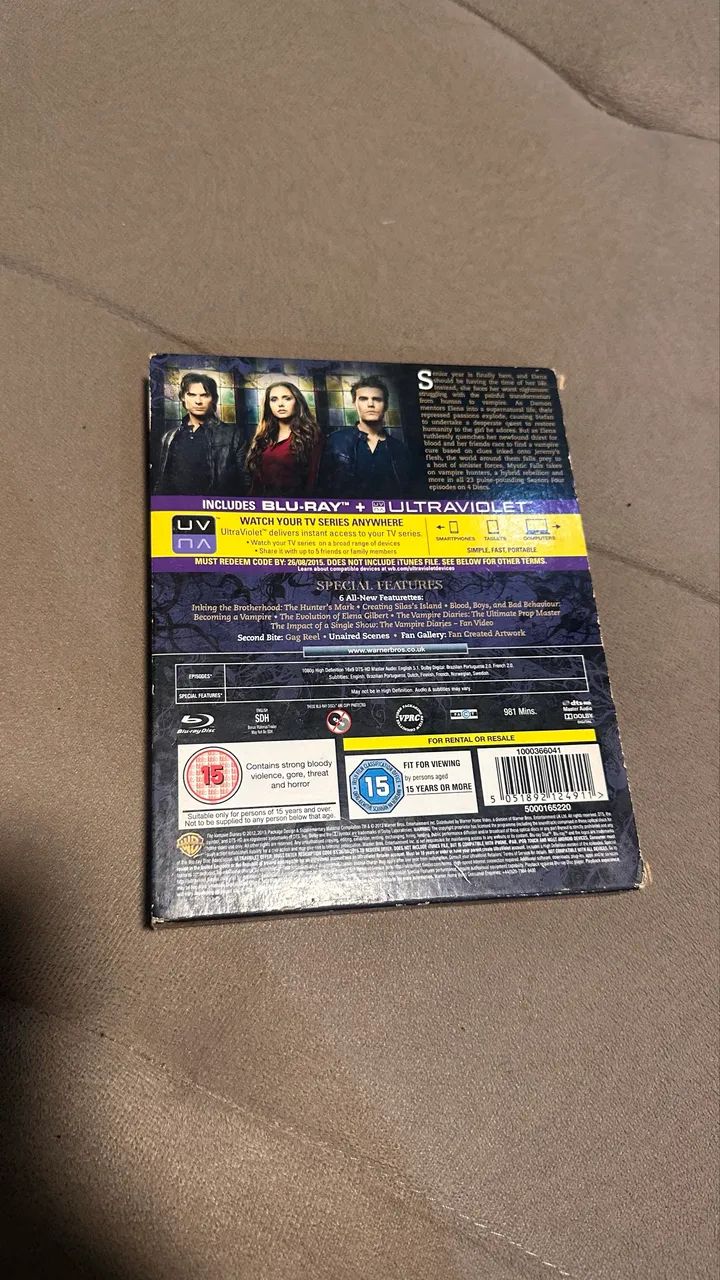 Blu-ray Diários de um vampiro 4º temporada  - Foto 2