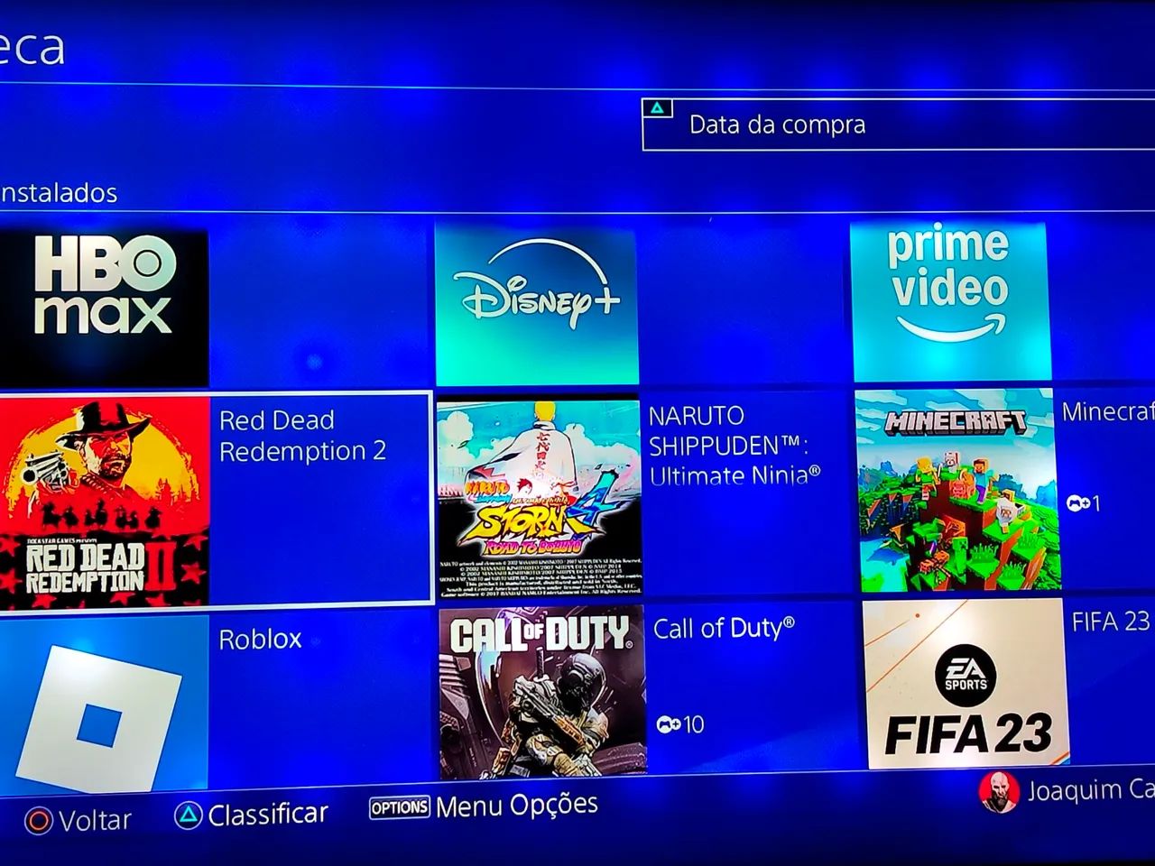PS4 Slim com 149 jogos 1TB com 2 controles - Foto 4