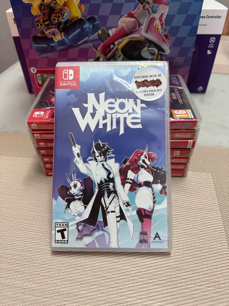 Neon white Nintendo Switch (novo lacrado) - Jogos de Vídeo Game