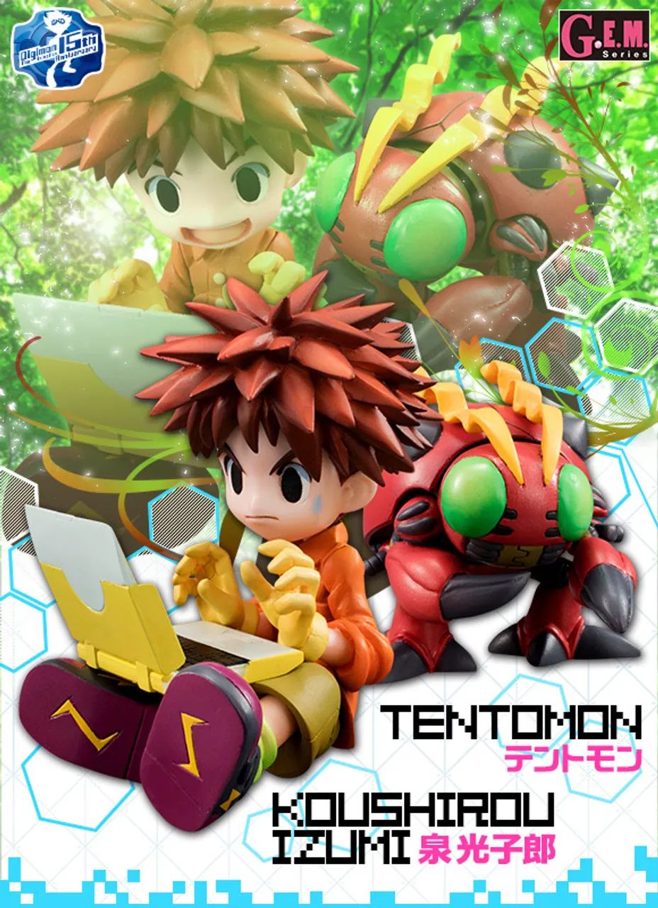 DIGIMON - Izzy (Koshirou) e Tentomon Megahouse Bootleg