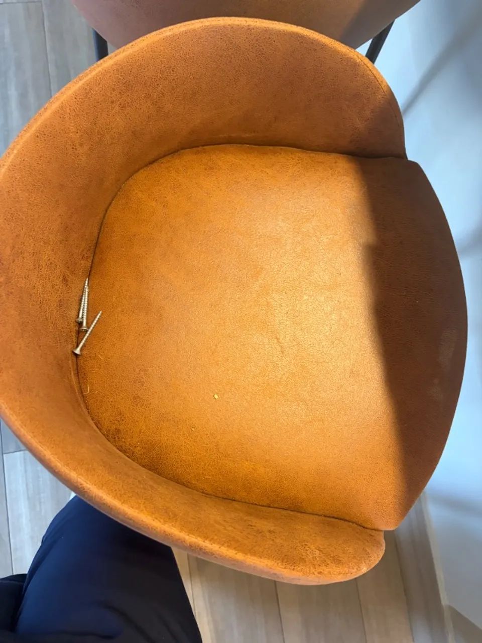 4x Banqueta alta em courino  - Foto 3