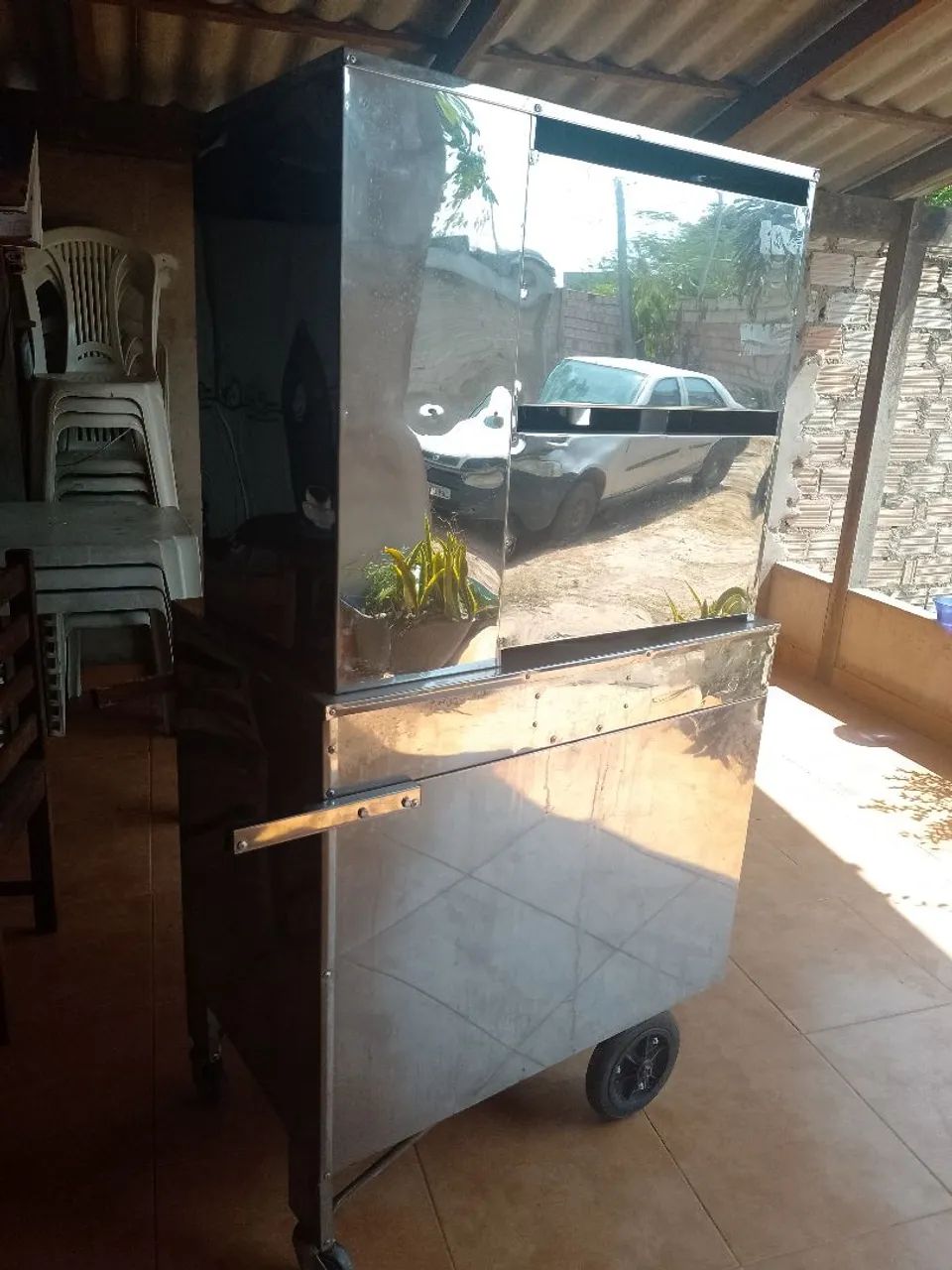 Carrinho de venda de churrasco grego  - Foto 4