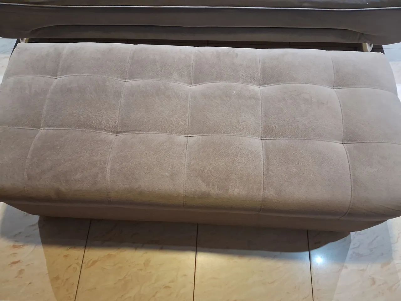 Puff Recamier em suede - Foto 3