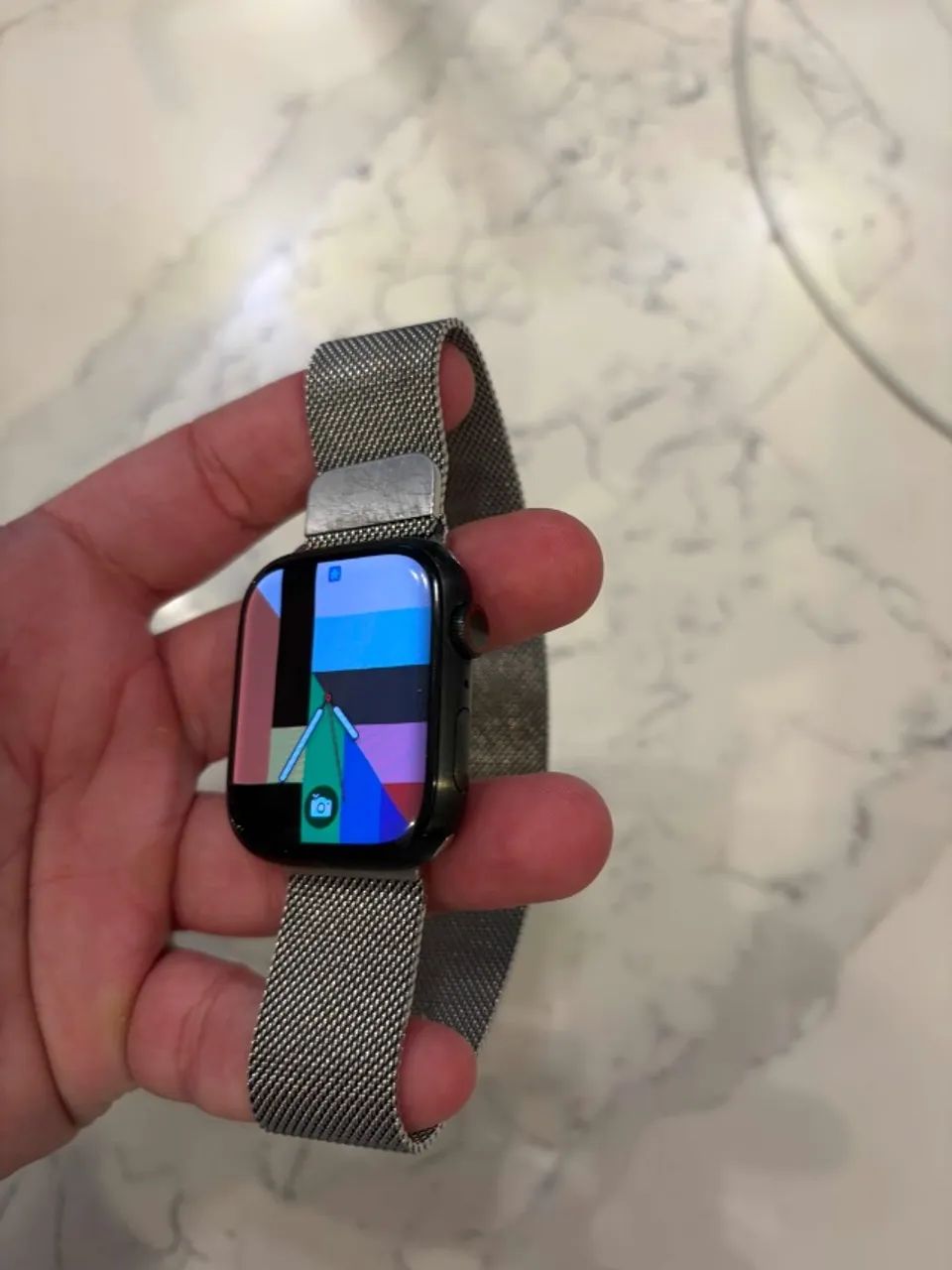 Apple Watch 7 Gps + Cellular, 45mm Caixa De Titanio - Foto 4