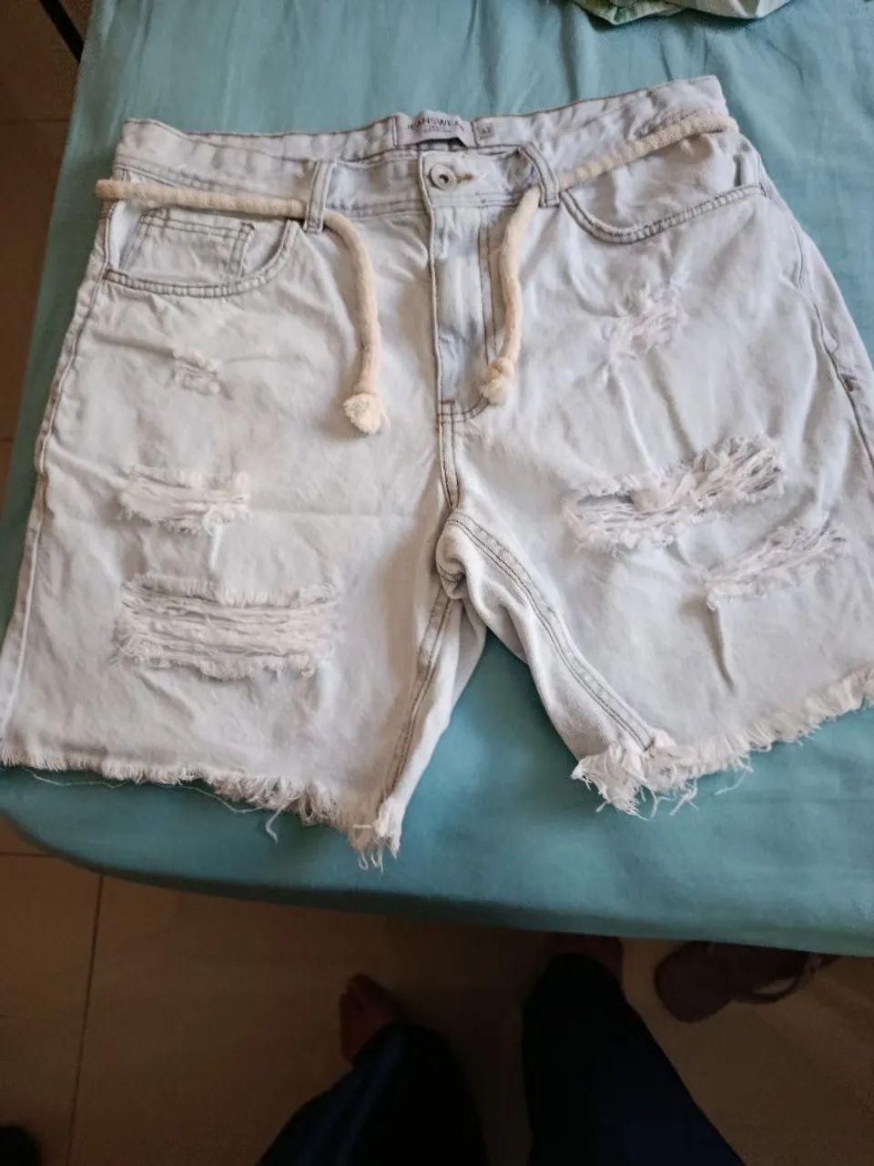 Bermuda masculina jeans número 42 - Foto 2