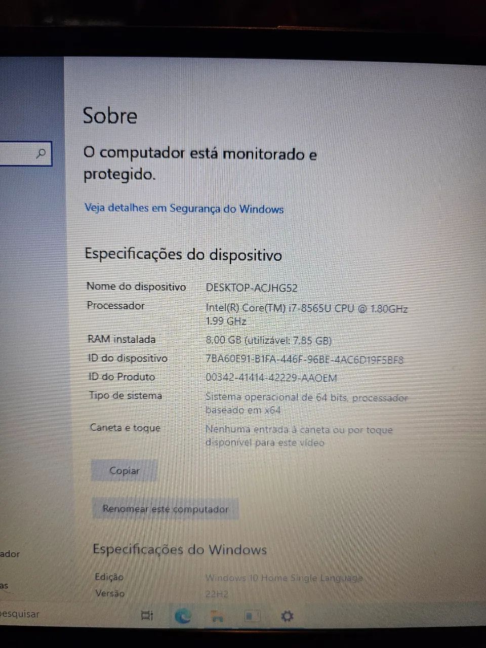 Notebook i7 8 geracao  - Foto 5