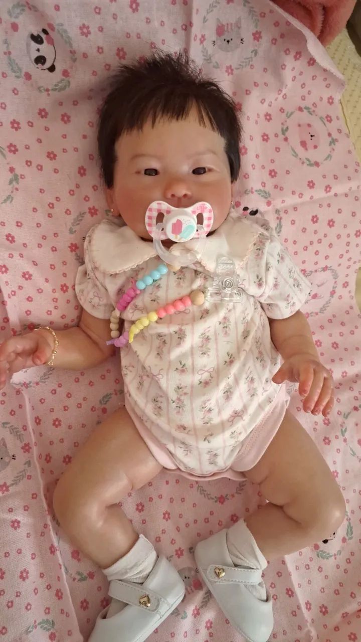 Bebê Reborn Kit Cai Asiática  - Foto 2