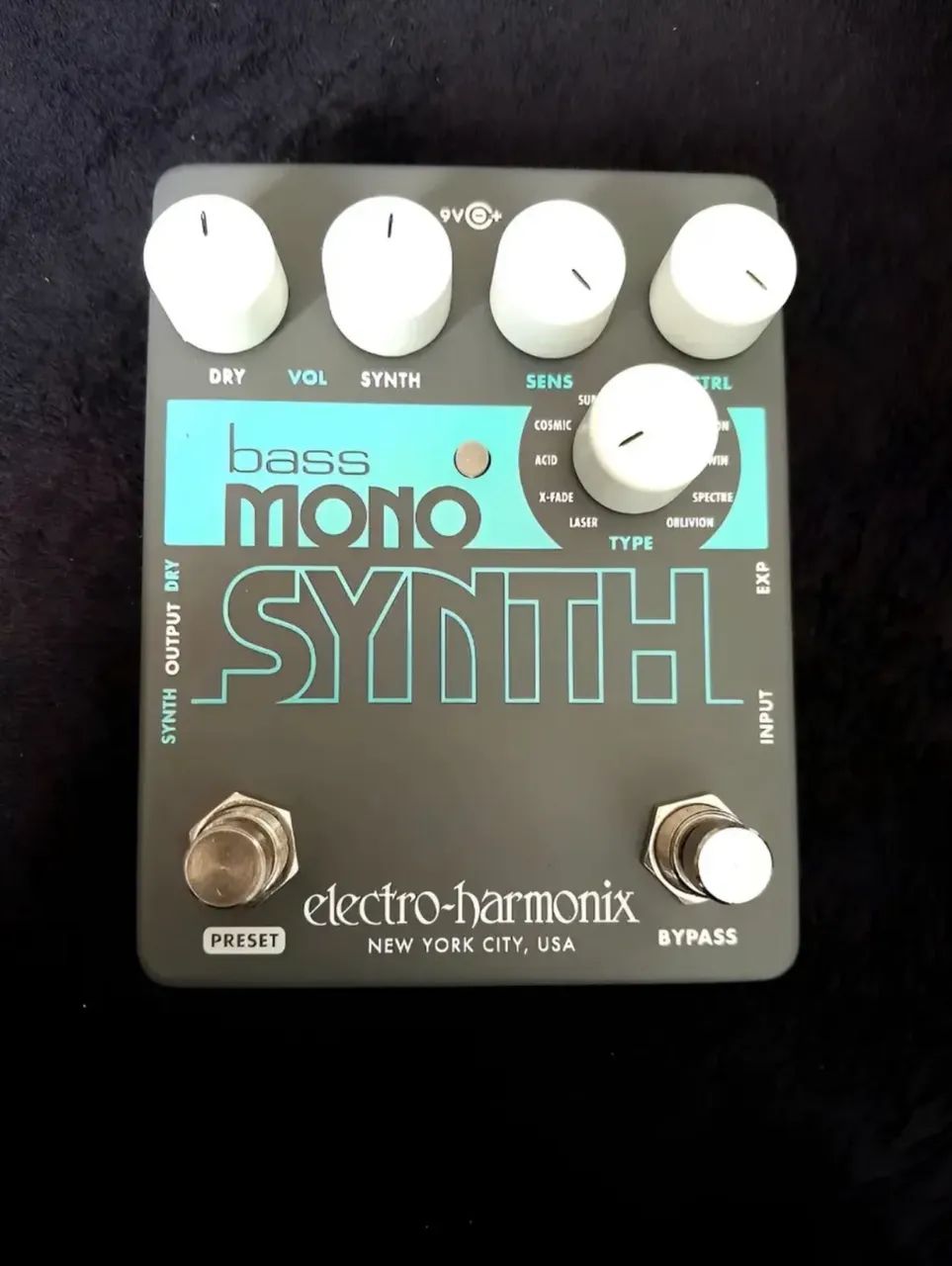 Pedal Electro Harmonix Bass Mono Synth - Perfeito Estado